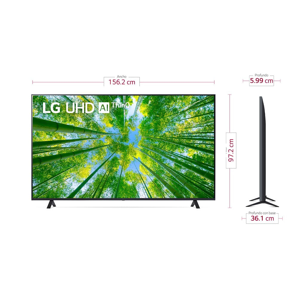 Promoción en Televisor LG UHD Smart de 70 Pulgadas - Ofertas Televisores,  Aires acondicionados y mucho más