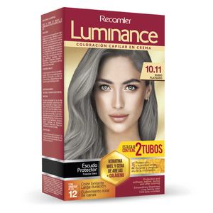 Tinte Luminance Doble Tubo 10,11 Rubio Plateado