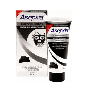 Mascarilla Asepxia Carbón Peel Off 30 G