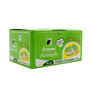 Mantequilla Colanta 30 G X10 Unds