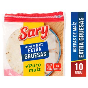 Arepa Sary Maíz Extra Gruesa 1,2 Kg X10 Unds