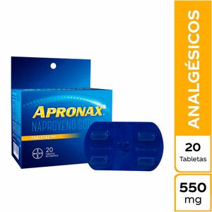 Apronax® 275 mg Naproxeno Sodico Caja x 24 tab - BLISTER