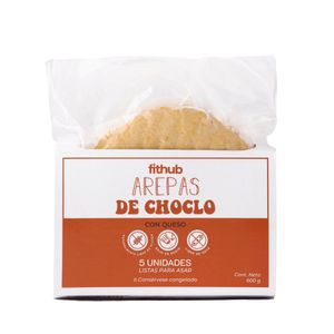 Arepa de choclo con queso Fithub x 5 unds 500 g