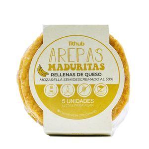 Arepa madurita con queso Fithub x 5 unds 500 g