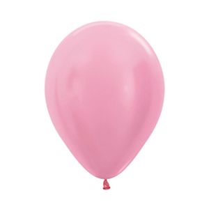 Globo R-12 Color Satín Rosado 12 Unds