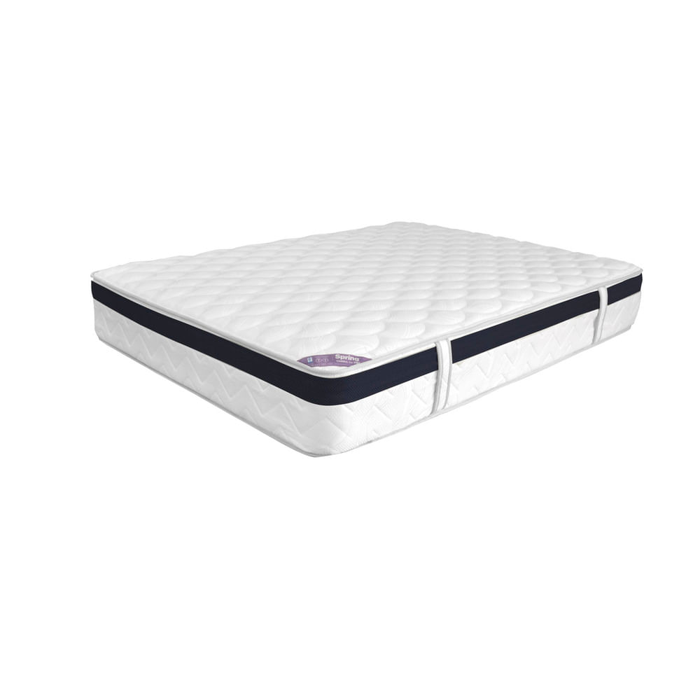 Combo Italia Colchon + Espal + Base Cama King Blanco Ekonomodo - Olímpica