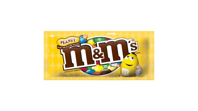 M&M Amarillo con Maní 49,3 Grs 
