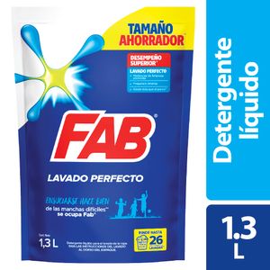 Detergente Líquido Fab 1300 Ml