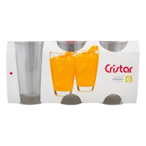 Vaso Oasis Cristar Bebidas 12 Oz X6 Unds