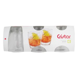Set de Vasos Cristar Dubai Rocks Liso X6 Unds