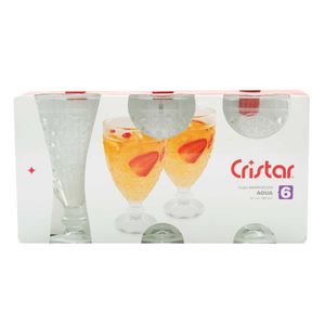 Set de Vaso Cristar Silicia Rocks X6 Unds