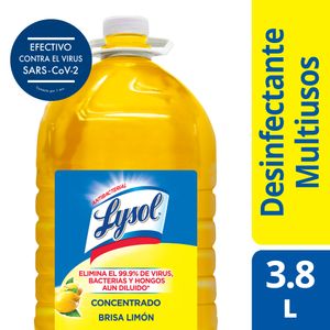 Desinfectante Lysol para pisos Limón 3.785 ML