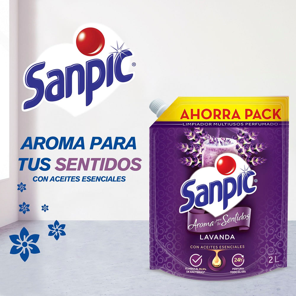 Limpia pisos Sanpic Lavanda 2L - Olímpica