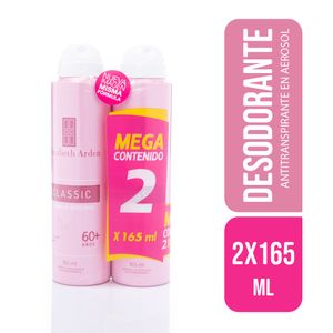 Desodorante Elizabeth Arden Classic En Aerosol 165mlx2