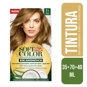Tinte Soft Color 71 Ni Rubio Cenizo X2 Unds Precio Especial