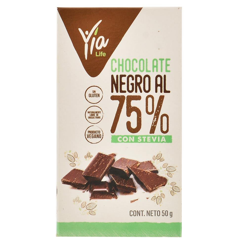 CHOC YIA LIFE ENDULZADO C/ESTEVIA 50g Olímpica