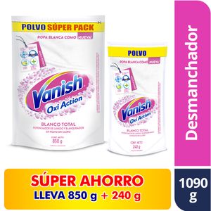 Quita Manchas Vanish Polvo Blanco 850 G + 240 G