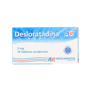 Desloratadina 5 Mg American Generics X10 Tabletas