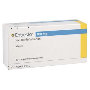 Entresto  Novartis 100 Mg Caja X 60 Tabletas