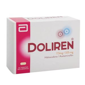 Doliren 7,5/325 Mg X30 Tabletas