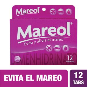 Mareol Alivia El Mareo X12 Tabletas