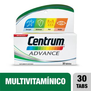 Centrum Advance Multivitamínico Para Hombres Y Mujeres X 30 Tabs