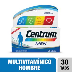 Centrum Men Multivitamínico Para Hombres Entre 18 Y 49 Años X 30 Tabs