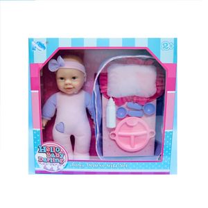 12" Soft Baby Deluex Set,  Each In Window Box,