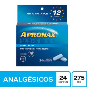 Apronax® 275 mg Naproxeno Sodico Caja x 24 tab