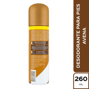 Desodorante para Pies Mexsana Avena Spray Suavidad y Humectacion 260 Ml