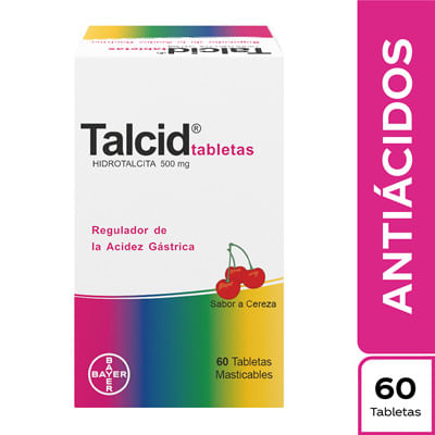 Talcid ®Cereza Caja x 60 tab