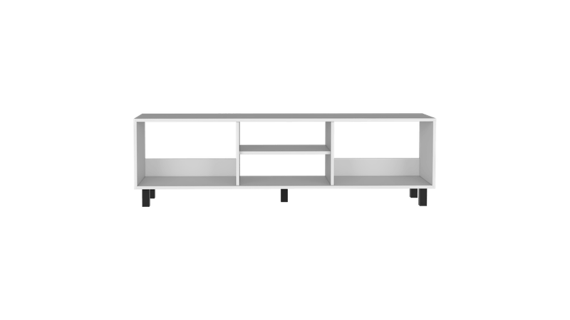 Mesa para tv tunez, blanco duqueza, para televisor hasta 70