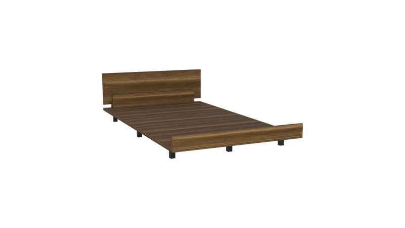 Cama semi doble wesley, cobre, 120 incluye tendido de tablones