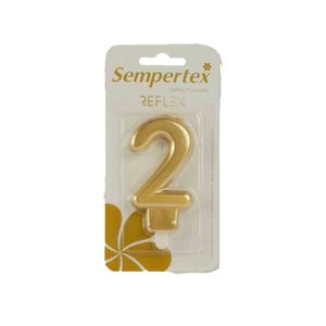 Vela numérica Sempertex # 2 Dorada