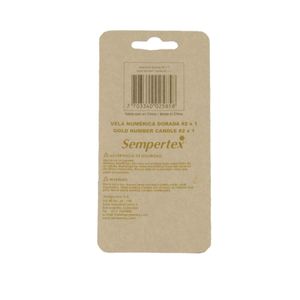 Vela numérica Sempertex # 2 Dorada