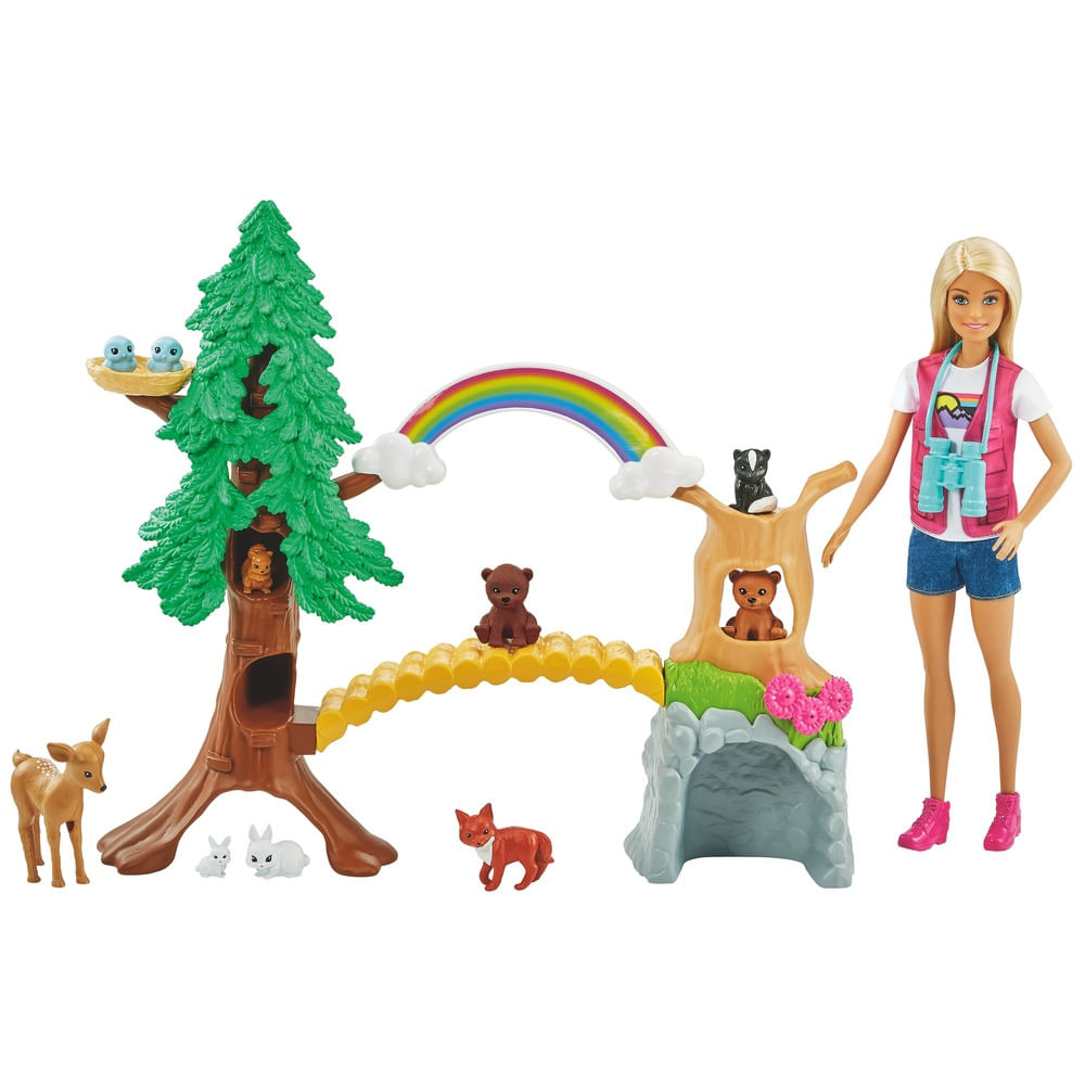 SET DE JUEGO BARBIE EXPLORADORA SILVESTRE CON ANIMALITOS Ofertas Televisores Aires acondicionados y mucho m s