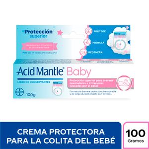 Crema Protectora Acid Mantle Irritaciones Pañal Provitamina B5 100 G