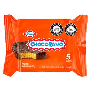 Ponqué Chocoramo Chocolate 325 G X5 Unds