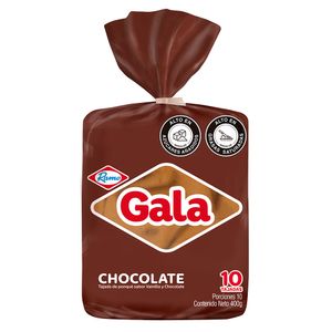 Ponqué Gala Ramo Chocolate 400 G X10 Tajadas