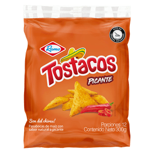 Tostacos Ramo Pasaboca Picante 300 G X12 Unds