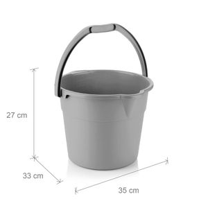 Balde 10L Gris