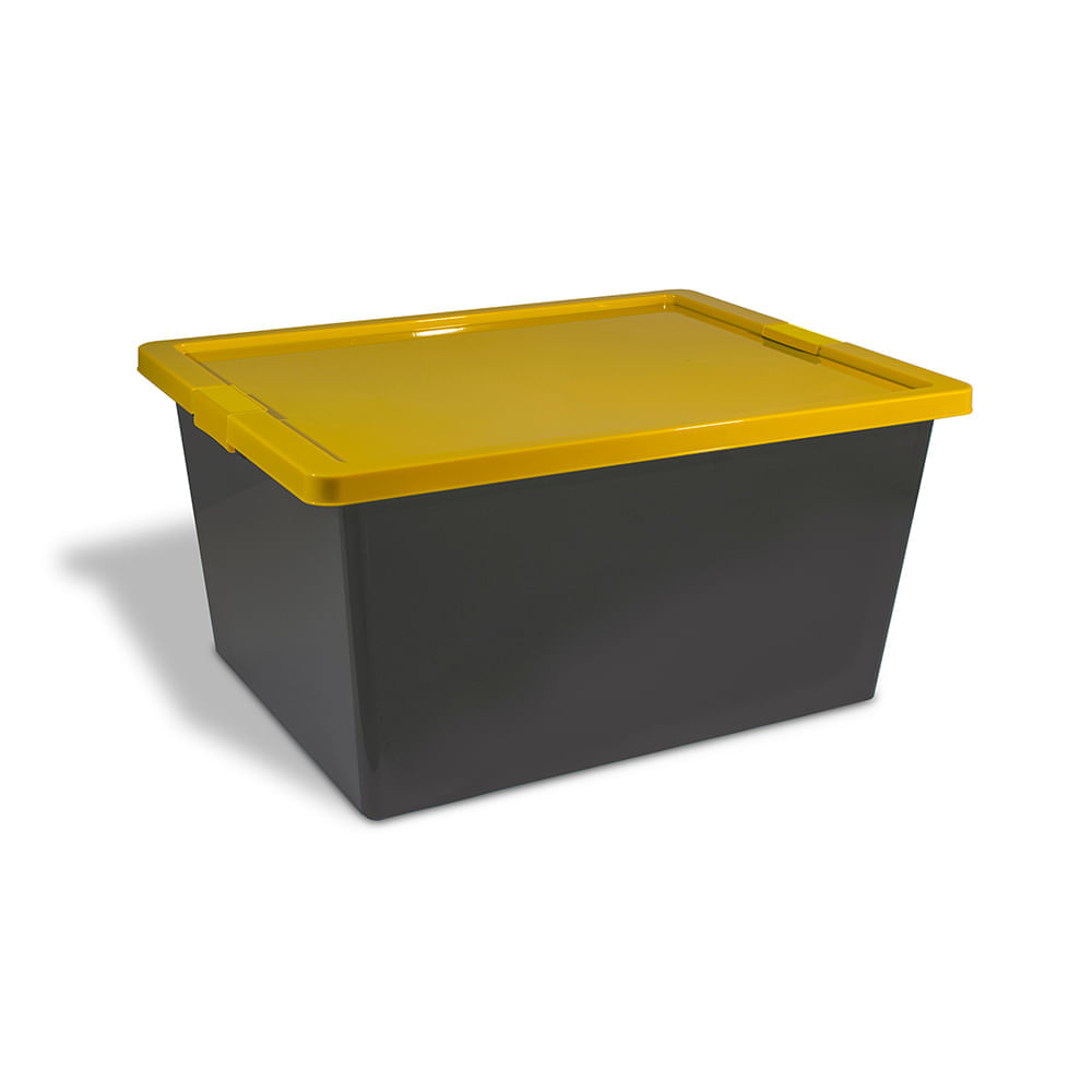 Caja Organizadora con Ruedas 40L Click de Plástico