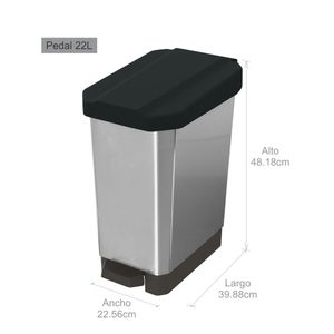 Canecas EstraBins pedal 22 L IML