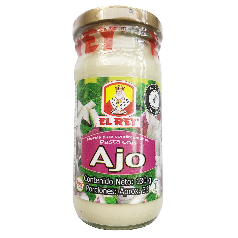 AJO EL REY PASTA 130 g Olímpica