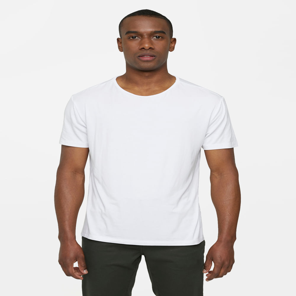 Camiseta manga corta hombre Combi blanco