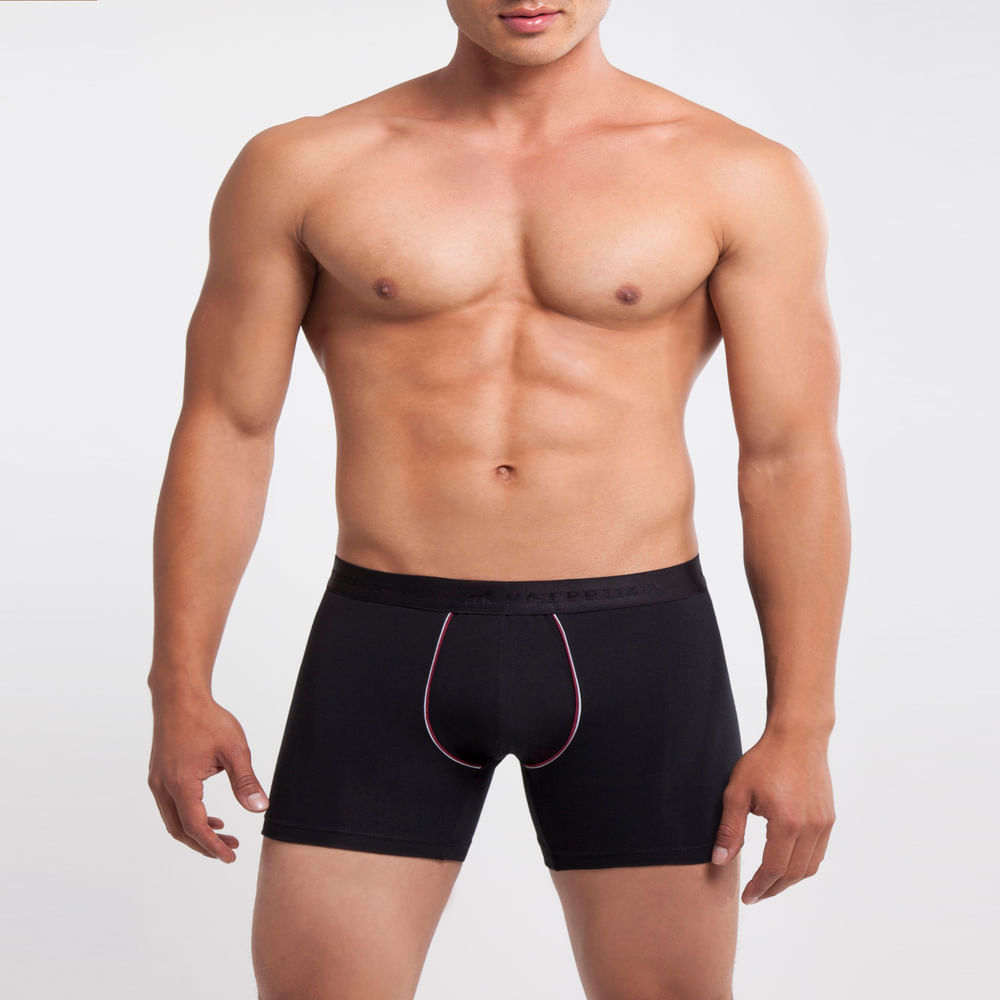 BOXER FILETE HOMBRE PATPRIMO NEGRO 10520 10 Olimpica