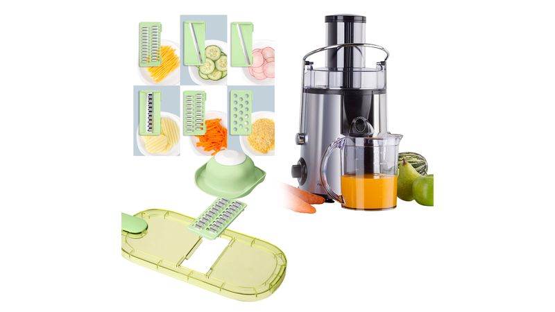 Extractor de jugos frutas y verduras 850 watts. CHEF MASTER