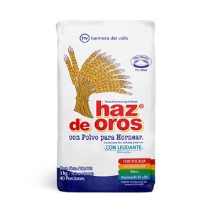 Harina Haz De Oros de Trigo Polvo para Hornear 1 Kg