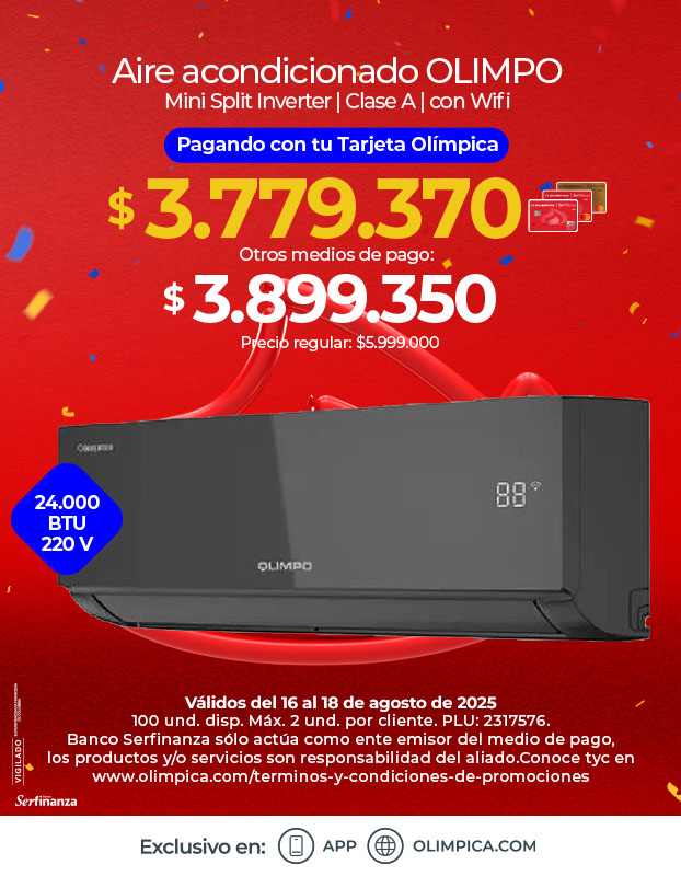 oferta de aire acondicionado
